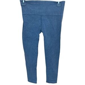 Itzon Active Capri Yoga Pants Leggings Gray New